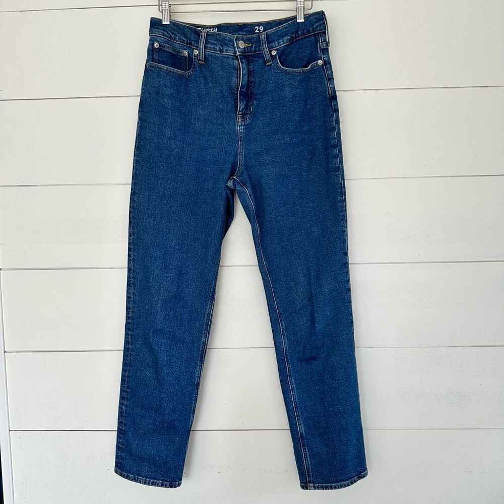 J. Crew Women’s 29 Blue Denim 90s Straight Heartwood Wash Jeans